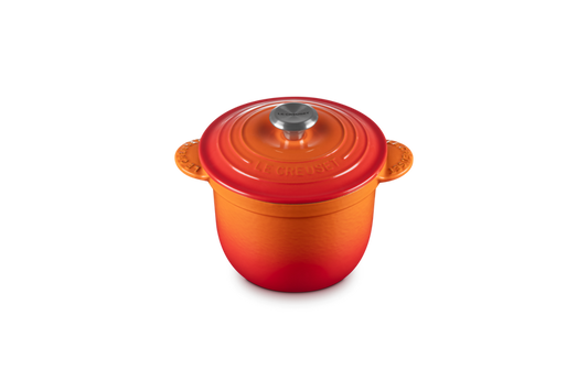 Cast Iron Cocotte Every with Stoneware inner Lid