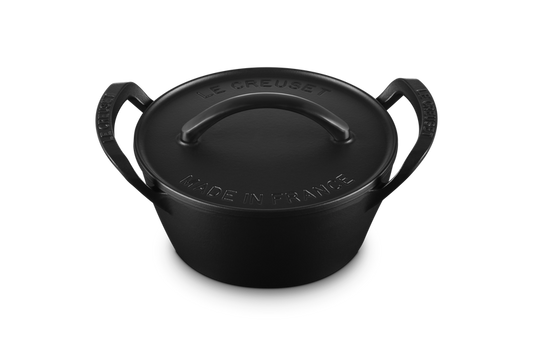 Cast Iron BBQ Outdoor Round Casserole