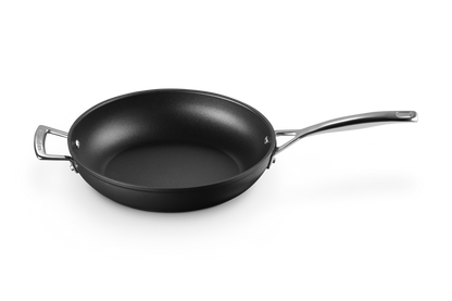 Toughened Non-Stick Deep Frying Pan with Helper Handle