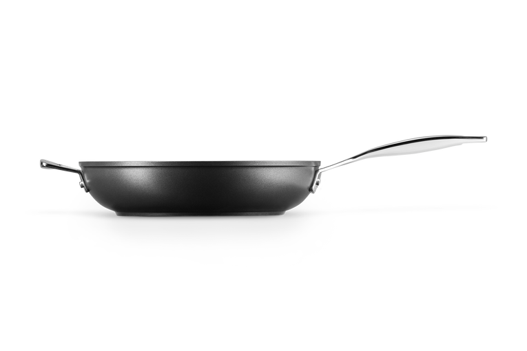Toughened Non-Stick Deep Frying Pan with Helper Handle