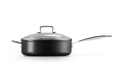Toughened Non-Stick Saute Pan with Glass Lid