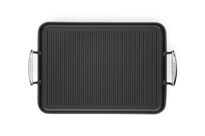 Toughened Non-Stick Ribbed Rectangular Grill