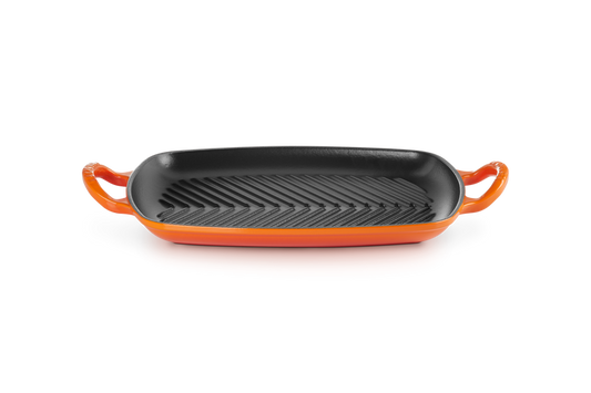 Cast Iron Shallow Rectangular Grill
