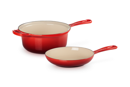Cast Iron 2-in-1 Saucepan