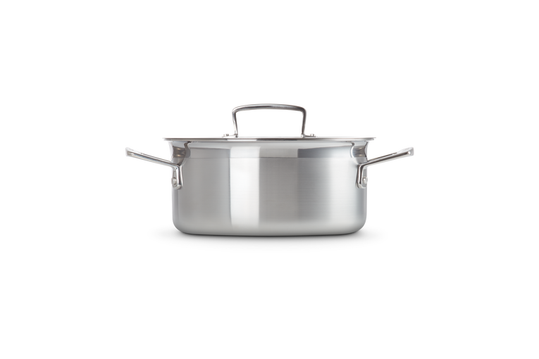 3-ply Stainless Steel Casserole with Lid