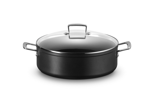 Toughened Non-Stick Sauteuse with Glass Lid