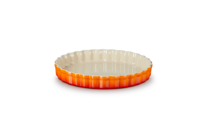 Stoneware Fluted Flan Dish