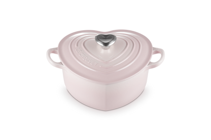 Cast Iron Heart Shaped Casserole with Heart Knob