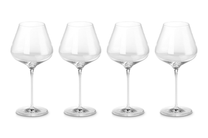 Set of 4 Red Wine Glasses