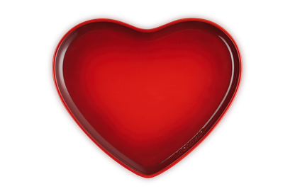 Stoneware Heart Serving Platter