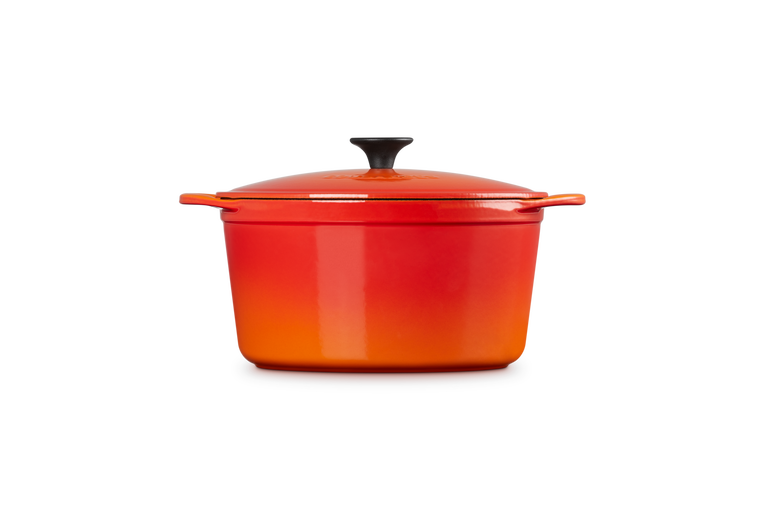 Cast Iron Cousances Round Casserole