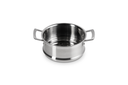 3-ply Stainless Steel Casserole with Steamer Set