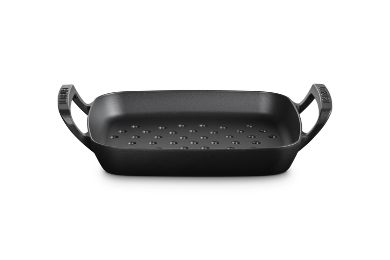 Cast Iron BBQ Outdoor Square Grilling Basket