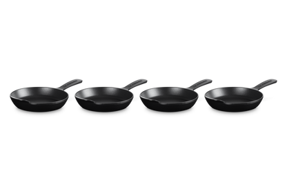 Cast Iron Gourmand Set of 4 Mini Skillets