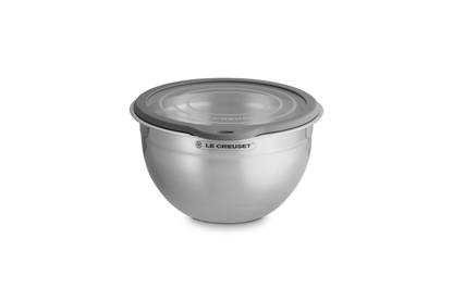Stainless Steel Mixing Bowl with Glass Lid
