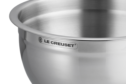 Stainless Steel Mixing Bowl with Glass Lid