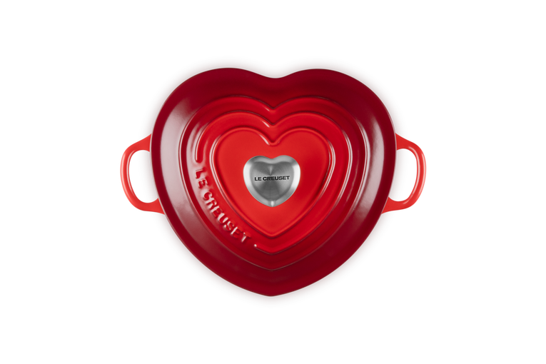 Cast Iron Heart Dish with Heart Knob