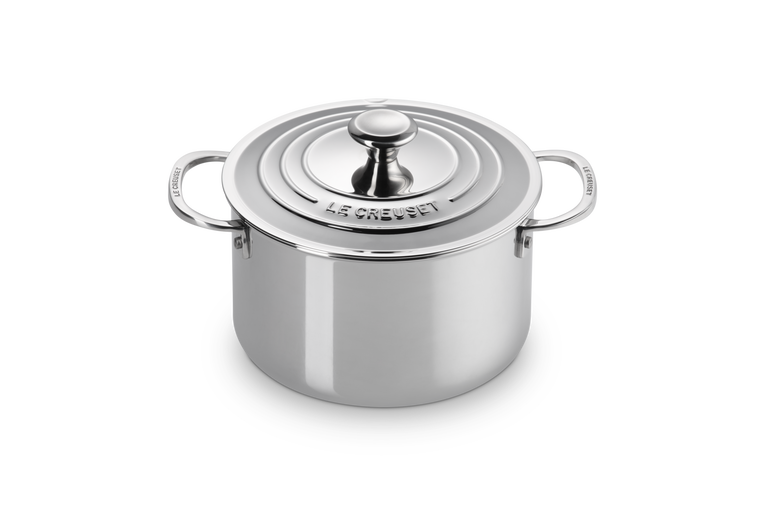 Signature Stainless Steel Deep Casserole with Lid