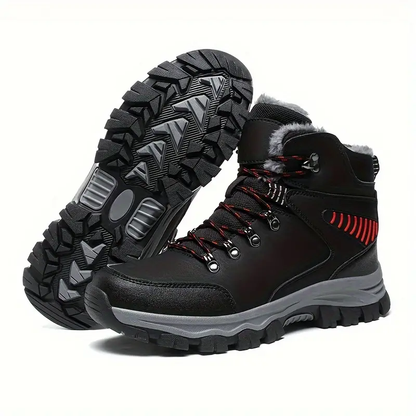 (Limited Time Event 49% OFF) Men’s Winter Waterproof and Cold Warm Snow Boots Orthopedic Arch Support Wide Toe Work Boots