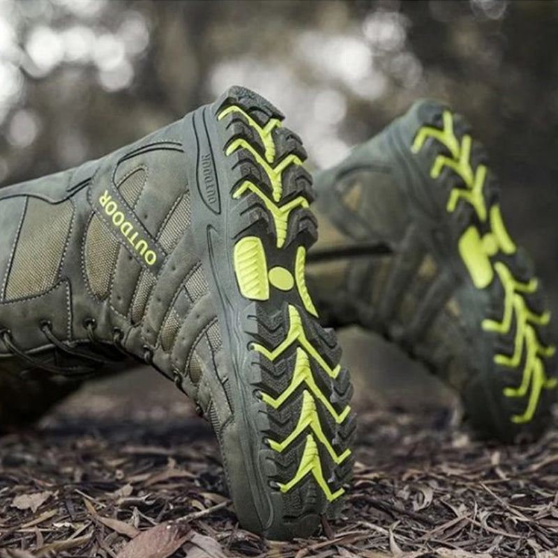 (⏰Limited Time Discount 49% off) Men's Lightweight  Breathable Durable Anti-slip Hiking Boots Combat Army Boots Work Boots