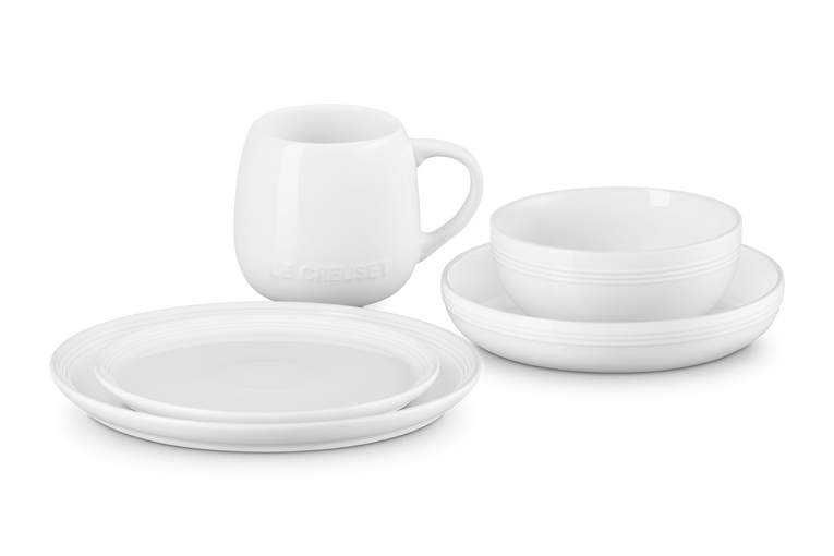 Stoneware Coupe 5-piece Dinnerware Set