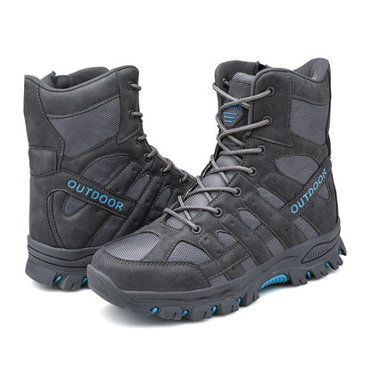 (⏰Limited Time Discount 49% off) Men's Lightweight  Breathable Durable Anti-slip Hiking Boots Combat Army Boots Work Boots