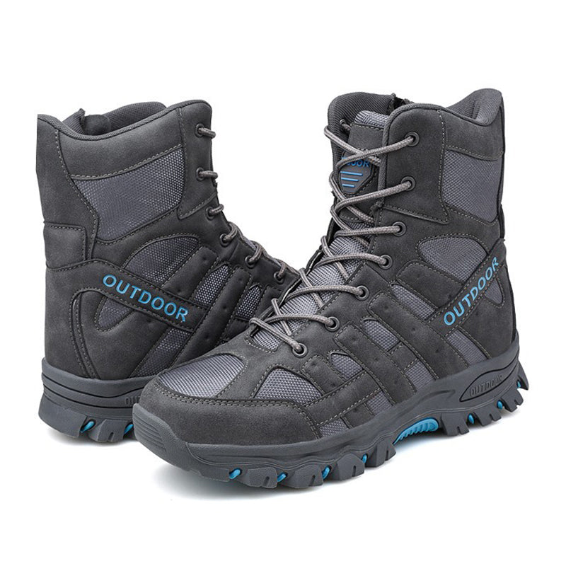 Men's Lightweight  Breathable Durable Anti-slip Hiking Boots Combat Army Boots Work Boots